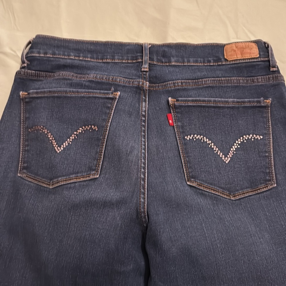 Levi's Dark Blue Slim Straight Jeans